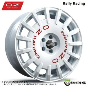 【最大P25倍】 16インチ OZ Racing Sport RALLY RACING 16x5.0J 4/100 +45 Race White オーゼットレーシング スポーツ ラリーレーシング レースホワイト新品アルミホイール1本価格 [4本購入で送料無料]