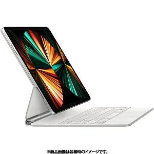 ★アップル / APPLE 12.9インチiPad Pro(第5/4/3世代)用 Magic Keyboard 日本語(JIS) MJQL3J/A [ホワイト]【タブレットケース・カバー】【送料無料】