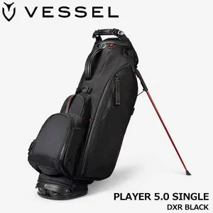 ベゼル プレイヤー5.0 スタンド キャディバッグ シングルストラップ DXR ブラック 8.5型 約3.4Kg PLAYER 5.0 STAND DXR BLACK SINGLE VESSEL