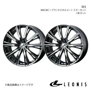 LEONIS/WX シーマ F50 FR アルミホイール2本セット【17×7.0J 5-114.3 INSET42 BMCMC】0033885×2