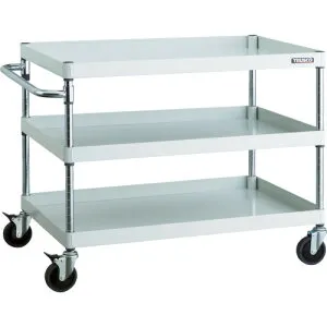 TRUSCO ツールワゴン フェニックスワゴン 省音 900X600XH740 3段 ホワイト PEW-793C-W 【488-3802】