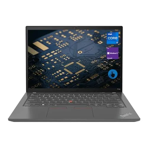 LENOVO(レノボ) ThinkPad P14s Gen 3 モバイルワークステーション、14インチ FHD+ タッチスクリーン、Intel i7-1260P、32GB RAM、1TB SSD、IRカメラ、HDMI、バックライトキーボード、指紋リーダー、