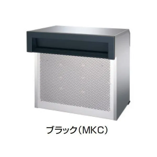 埋め込み郵便ポスト 郵便受け 三協立山アルミポスト 口金ポスト SOV-N50W１型（２ブロックタイプ） ブラック MKC ポスト本体