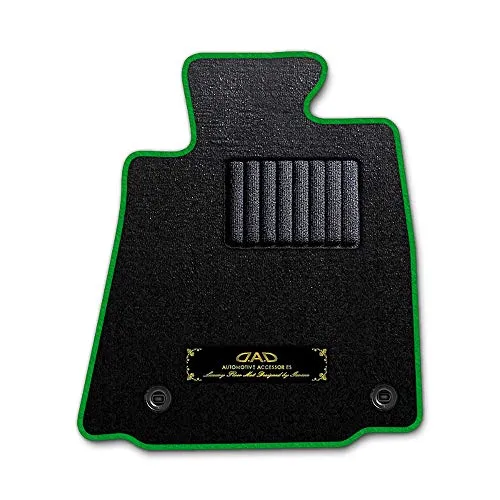 DAD ギャルソン D.A.D エグゼクティブ フロアマット NISSAN （ ニッサン ） SKYLINE・SEDAN（4DOOR） スカイライン・セダン （4ドア）HR34/ER34 1台分 GARSON エレガントデザインブラック/オーバーロック（ふ