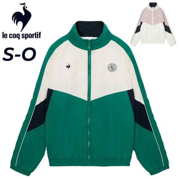 ルコック ウィンドブレーカー ジャケット レディース le coq sportif 裏メッシュ ウィンドジャケット 長袖 フルジップ アウター はっ水 UPF50+ 女性 /LT6SWB30L