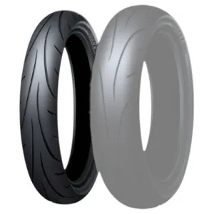 DUNLOP(ダンロップ) バイク タイヤ オンロードバイアス SPORTMAX Q-LITE 100/80-17 52H TL フロント 350289 NSR250R(MC16)｜CBR250R(MC17/MC19)｜CBR400R(NC23)｜FZR250(2KR)｜FZR250R(3LN)｜TZR250(1KT)｜ジクサー150(ED131)｜GSX-R250(G
