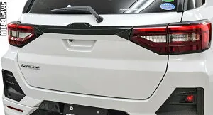 【M's】 トヨタ 前期 ライズ A200A A210A (2019.11-) NOBLESSE リアマークレスキット ／／ ABS 未塗装 ノブレッセ エアロ パーツ カスタム シンプル 外装 社外 エクステリア TOYOTA RAIZE マークレス パネル R