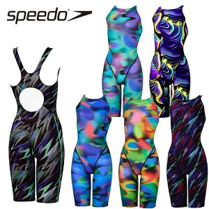 【マラソン期間店内最大P10倍！】スピード 競泳水着 スパッツ FLEXΣX セミオープンバック レディース SCW12640FZ WA承認 フレックス シグマ カイ Speedo FLEX SX S-OP KNEE3