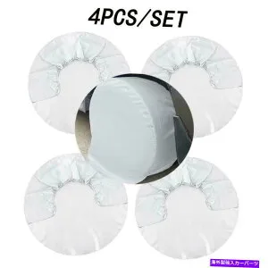 rear wheel tire cover トラックトレーラーキャンピングカーキャンピングカー用の4つのヘビーデューティーRVカーホイールタイヤカバーのセット Set Of 4 Heavy Duty RV Car Wheel Tire Covers For Truck Trailer Campe