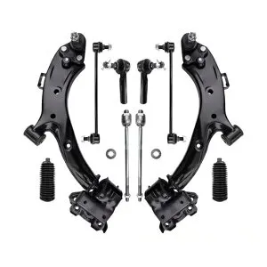 10ピース フロント ロワー コントロール アーム サスペンション スウェイバー エンド リンク タイ ロッド エンド タイ ロッド ブーツ 適用: ホンダ CR-V 2007 2008-2011 SR-BB-5030 Car parts