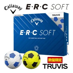 キャロウェイ 2025 E・R・C SOFT TRUVIS ゴルフボール [12球入り] [即納]