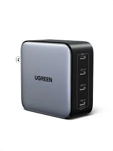 UGREEN Nexode 充電器 100W 4ポート iphone16対応 タイプC 急速充電器 USB-C×4 PD3.0 GaNInfinity 窒化ガリウム PPS規格対応 折り畳み式 軽量 iPhoneシリーズ Android Galaxy Macbook iPad向け ノートPC その他USB-C機器対