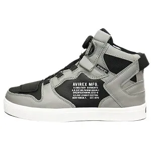 AVIREX アヴィレックス アビレックス AV2278 グレー/ブラック DICTATOR MC ディクティター ミッドカット ダイヤル式スニーカー