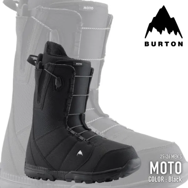 日本正規品 スノーボード ブーツ バートン BURTON MEN'S MOTO Black モト メンズ 25-26 爆買