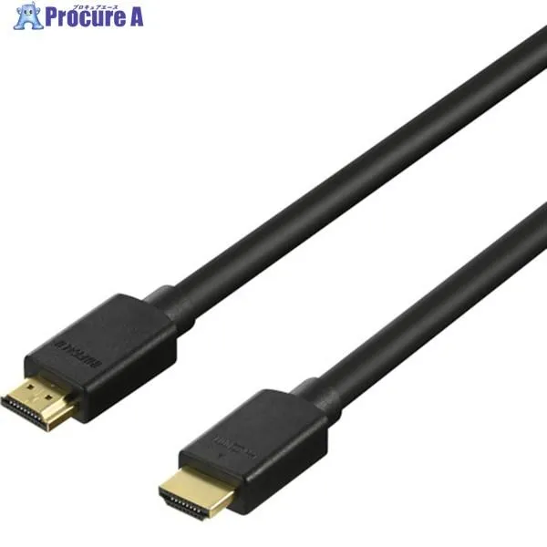 BUFFALO UltraHighSpeed HDMIケーブル ノーマル 5mブラック ▼452-9102 BSHDUN50BK 1個