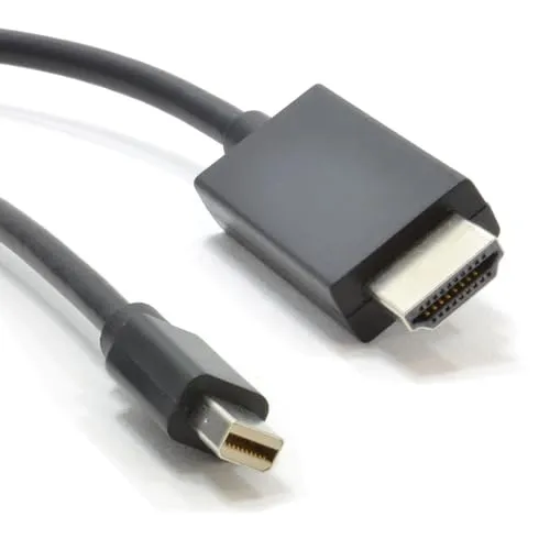 Mini DisplayPort - HDMIケーブル Mac to TV ビデオ&オーディオ用 3m (~10フィート) ブラック