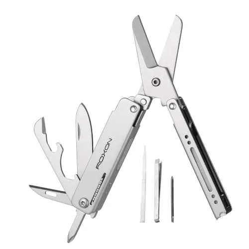 ROXON M3 13 in 1 マルチはさみ EDC つまようじとピンセット付き 実用的 小さくて絶妙