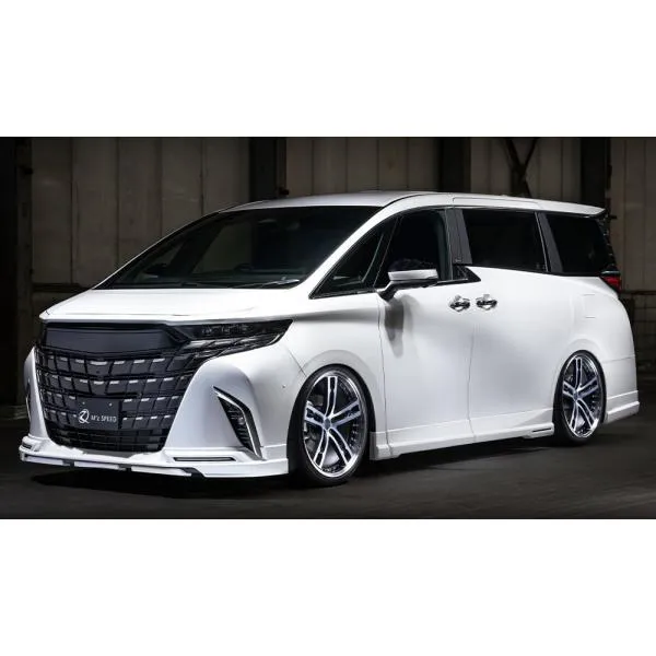 アルファード AAHH4#W/AGH4#W 4点KIT マフラー4本出し ABS製 未塗装 3024-s003 M'z SPEED GRACE LINE