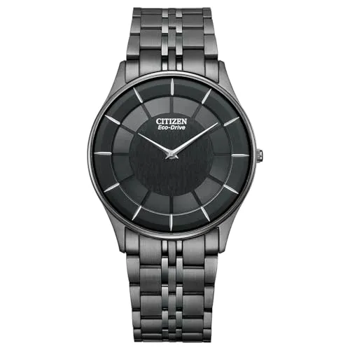 [CITIZEN] 腕時計 CITIZEN COLLECTION AR3017-58E (薄型4.8mm / 光発電エコ・ドライブ/オールブラック) メンズ NIGHT COLOUR EDITION 防水 ビジネス ブラック 黒 ソーラー