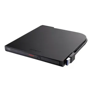 バッファローBUFFALOUSB3.2(Gen1)対応ポータブルDVD-ROM読込専用モデルDVSM-PTR8U3-BKA