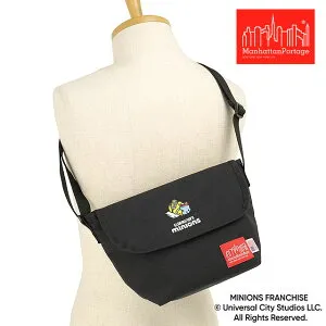コラボ マンハッタンポーテージ Manhattan Portage ナイロンメッセンジャーバッグ ミニオンズ [MP1603BPDMGNTMNOS SS26] NYLON MESSENGER BAG (XXS)/MINIONS メンズ・レディース ユニセックス 鞄 ショルダーバッグ
