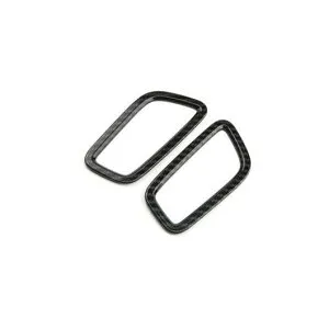 カーボンファイバー調 センター コンソール カバー トリム デカール 適用: ポルシェ マカン 2014-2017 ABS 2ピース・1ピース AL-EE-4341 AL Interior parts for cars