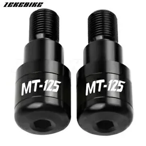 ハンドルバーグリップエンドキャップ振動スライダープラグヤマハ MT125 2014-2016 新 Handle Bar Grip Ends Caps Vibration Slider Plug FOR YAMAHA MT125 2014-2016 New 【並行輸入品】