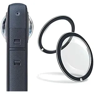 [2枚入り]for Insta360 ONE X2 粘着式レンズ保護フィルム ONE X2 3D レンズ保護フィルム/キズ防止/高透過率 Insta360 ONE X2 保護フィルム