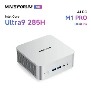 【★20％クーポン】MINISFORUM M1 Pro 285H ミニPC、インテル Core Ultra 9プロセッサ285H、 32GB/64GB RAM、1TB/2TB SSD、 2.5G/Wi-Fi 7/Bluetooth 5.4、HDMI 2.1/DP 1.4/USB4×2、4画面出力、Copilot対応AI PC