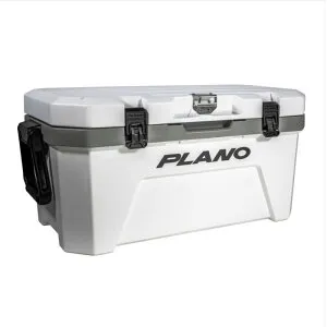 クーラーボックス 30L アウトドア キャンプ バスケット付 プラノ Plano Frost 32-Quart Hard Cooler Includes Dry Basket White