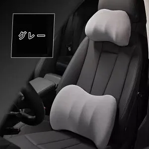 レクサス・LM300h 用 ヘッドレスト 車 ネックパッド 枕 クッション ネックピロー 腰クッション 腰枕 背もたれ まくら ウェスト 通気性 腰サポート 2個 5色可選 06295