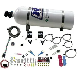 【USA在庫あり】 Nitrous Express 03-18 ニッサン 350Z/370Z Dual Nozzle (35-150HP) w/15lb Bottle nex20716-15 JP店