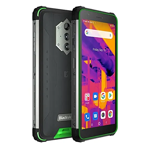 BV6600 Pro Thermal Rugged Phone、4GB + 64GB IP68 / IP69K / MIL-STD-810G防水電話、8580mAh5.7インチAndroid11.0 MTK6765V / CA Helio P35 Octa