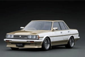 ignition_model 1/18 Toyota CRESTA GT TWIN TURBO (GX71) White / Gold (IG3831) 通販 プレゼント ギフト モデルカー ミニカー 完成品 模型