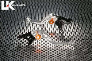 U-KANAYA ユーカナヤ スタンダードタイプ アルミビレットレバーセット FZR1000 YZF-R7 YAMAHA ヤマハ ブレーキ・クラッチレバーセット ハンドル周辺パーツ ハンドル レバーカラー：シルバー / アジ