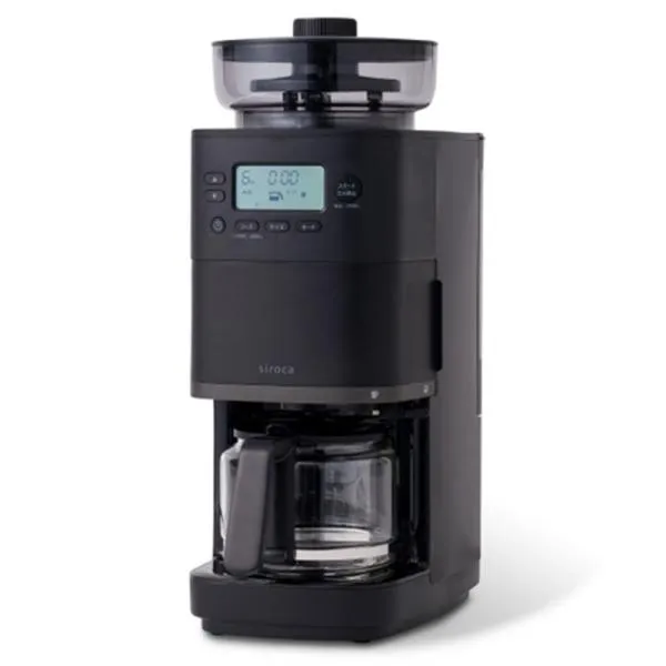 siroca（シロカ） コーン式全自動コーヒーメーカー「カフェばこPRO」 SC-C261(K)