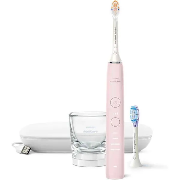 フィリップス 電動歯ブラシ(ピンク) Philips Sonicare ソニッケアーダイヤモンドクリーン9000 HX9911/ 58 返品種別A