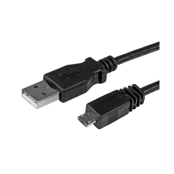 (まとめ) StarTech MicroUSB2.0 変換ケーブルアダプタ 1m USB A(オス)-USB Micro B(オス) ブラック UUSBHAUB1M1本 〔×10セット〕 代引不可