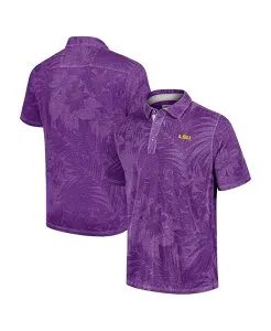 トッミーバハマ メンズ トップス ポロシャツ Tommy Bahama Men's Purple LSU Tigers Sport Santiago Paradise Polo Shirt Purple パープル