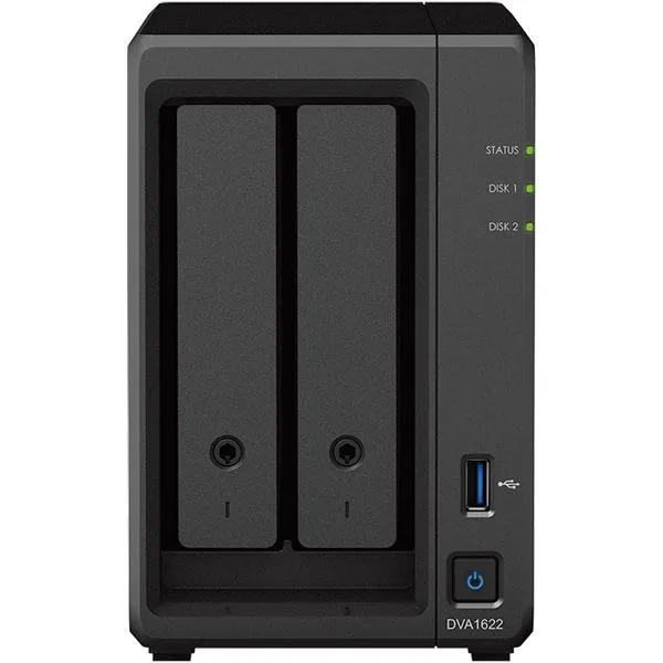 Synology ディープラーニングNVR DVA1622 HDD非搭載モデル