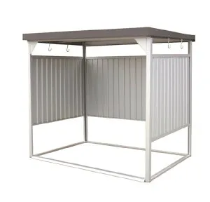 【ポイント2倍】【ダイマツ】多目的万能物置（間口2400×奥行1800mmタイプ） DM-10 ショートパネル 【個人宅送り不可】