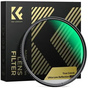 K&FCONCEPT58mmTrueColor&超低反射CPLフィルター黄色被り解消可能超低反射0.1%コントラスト反射調整高透過率円偏光フィルター両面28層コーティング光学ガラス風景写真に最適(Nano-Xcel)