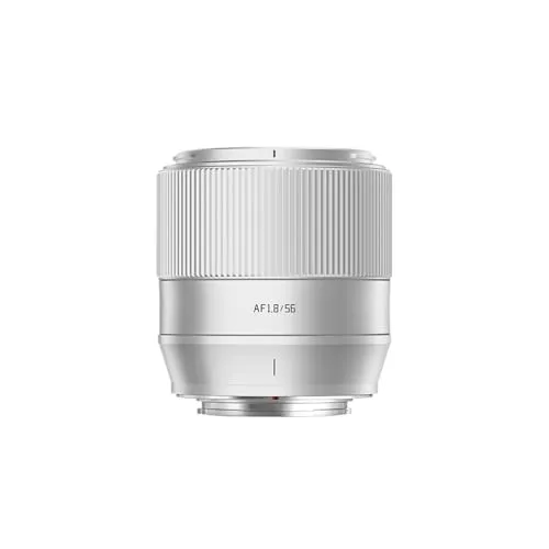 レンズです： 互換性があります富士フイルム XEZマウント 56mm F1.8 APS-C オートフォーカスポートレートレンズ XS10 XS20 X-H2s XT5 XT30 a6000 zve10 a6700 zfc 対応(Silver,XF)