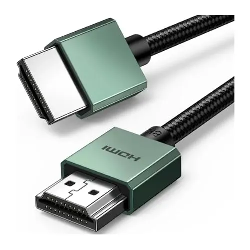 8K@60Hz HDMI ケーブル (3D、HDCP) - UGREEN/Xiaomi と互換性があり、ボックス/スプリッター/スイッチャー/コンピューター/ラップトップ/ディスプレイに使用可能(5m)