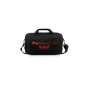 【マラソン期間中 エントリーでさらにP5倍】IK Multimedia iRig Keys I/O 25 + iLoud MM Travel Bag バッグ ショルダー付き [iRig Keys I/O 25、iLoud Micro Monitor]用 キーボードケース IKマルチメディア