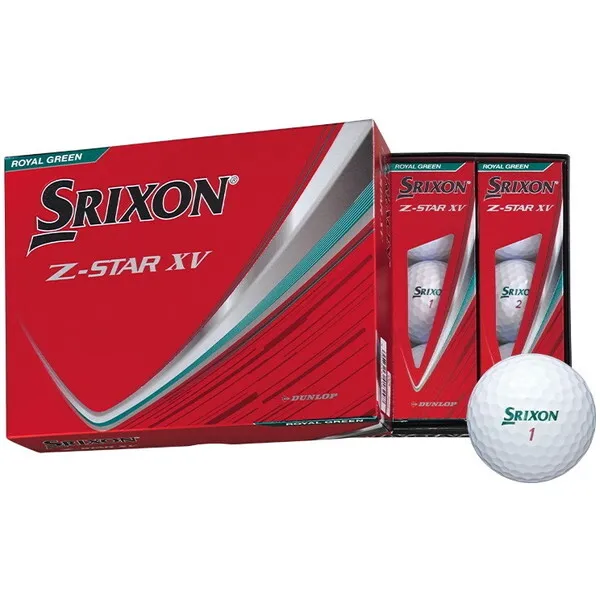 DUNLOP スリクソン Z-STAR XV ボール 2025年モデル ロイヤルグリーン 1ダース(12個入り)