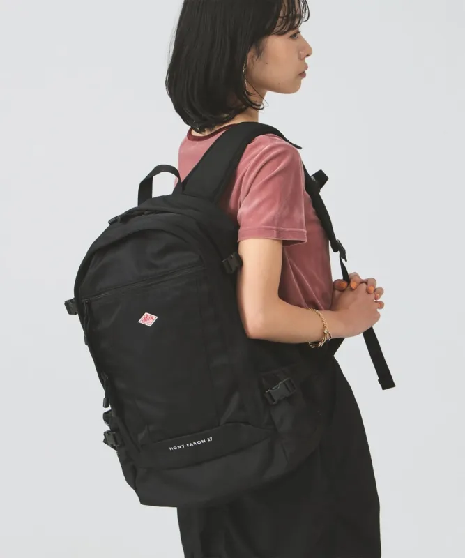 【WEB限定】DANTON ダントン / POLYESTER TWILL BACKPACK〈MONT FARON 27〉 バッグ WOMEN BLACK ONE SIZE