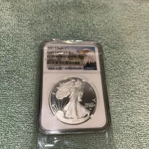 2021 W $1 T-2 NGC PF70 ウルトラカメオプルーフ シルバーイーグルランディング 初公開????