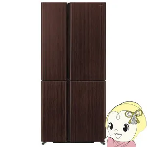 【在庫限り】【4/25限定クーポン発行】冷蔵庫【標準設置費込】AQUA アクア 512L 4ドア ダークウッドブラウン TZシリーズ AQR-TZ51R-T ぎおん