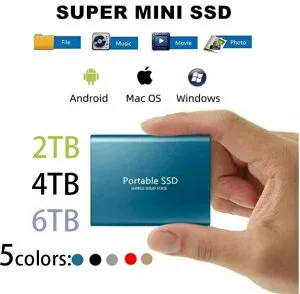 ポータブルSSD 2TB 4TB 6TB 8TB ハードディスク USB3.1 外付け 耐衝撃 強互換性 トランセンド 外付け ポータブルハードディスク